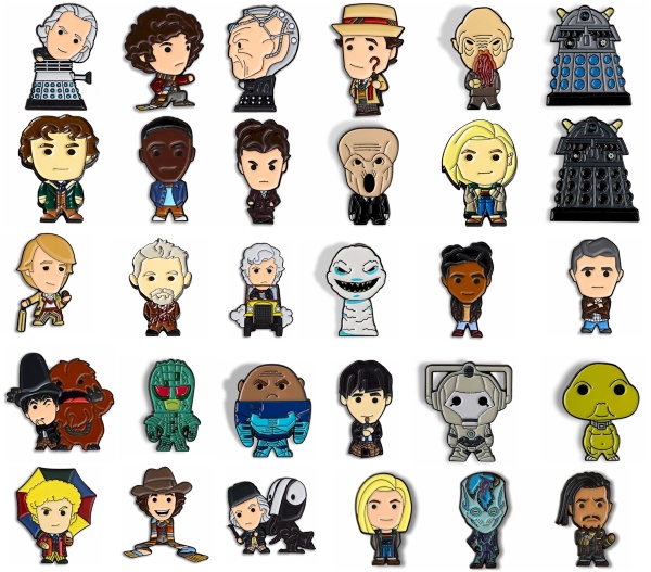 Doctor Who Pin Badge Starter Collection